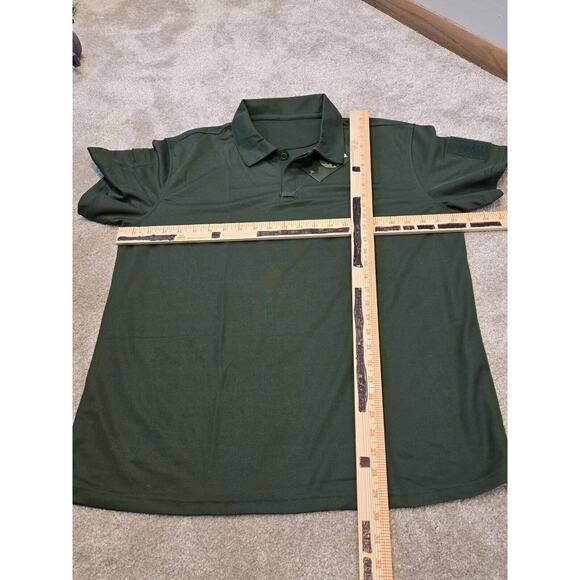 Outsideca Green Shirt Tactical Polo Short Sleeve Men's‎ size XL NWT - Picture 4 of 4